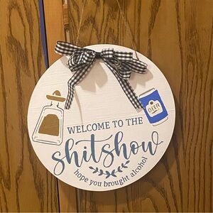 Hand painted Door Decor